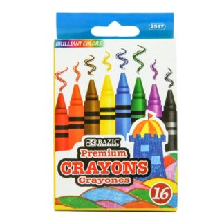 Bazic Crayon 16 Ct Premium
