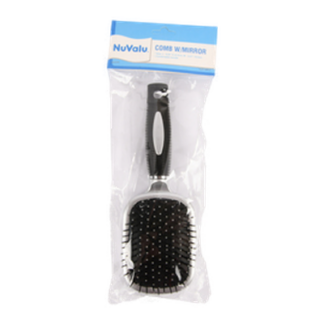 Nuvalu Brush 1Pc 9.25"X3.27" W/Mirror