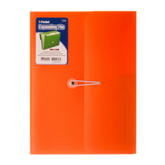 Bazic Document Case 7 Pocket Letter Size Assorted Color