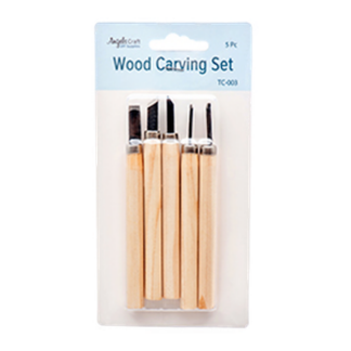 Craft Wood Carving Set 5Pc #Tc-003