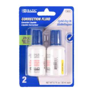 Bazic Correction Fluid 2Pc #1613