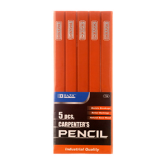Bazic Pencil 5Pc "Carpenters" #718