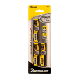 Bazic Lead Refill For Mech Pencil 0.9Mm 3Pc #791