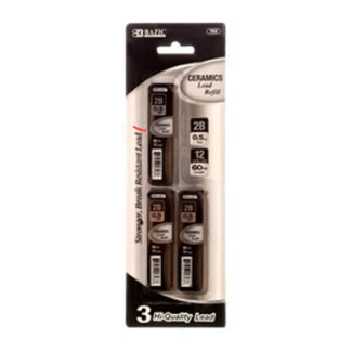 Bazic Lead Refill For Mech Pencil 0.5Mm 3Pc #793