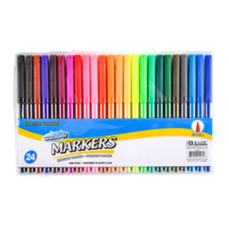 Bazic Marker 24Ct Washable #1282