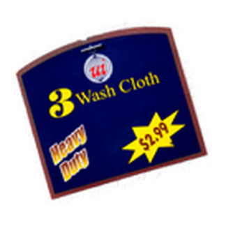 Wash Cloth 3Pk 12X12 6 Asst Clr #My-47