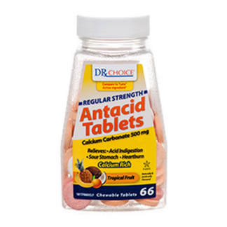 Drx Choice Antacid Regular Tropical Fruits 66 Ct