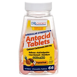 Drx Choice Antacid Regular Tropical Fruits 66 Ct