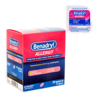Benadryl Allergy Relief 2Pc-25Pk