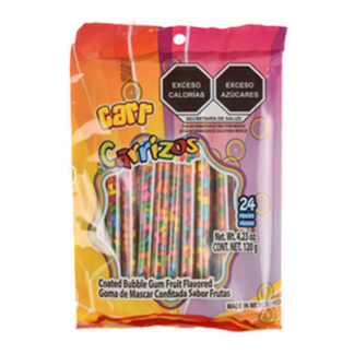 Carrizos Bubble Gum 24 Ct
