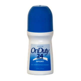 Avon Roll On Deodorant On Duty 24Hr Sport 2.6 Oz