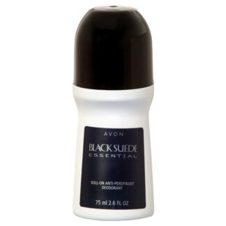 Avon Roll On Deodorant Black Suede Essential 2.6 Oz