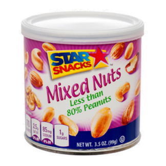 Star Snacks Mixed Nuts 3.5 Oz