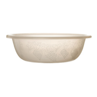 Plastic Basin Round Clear