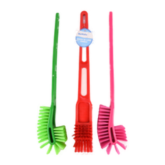 Nuvalu Brush W/Long Handle 20" W/Asst Colors