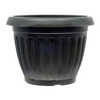 Planter Rd 12.5" X 9" 335G W/Green & Orange