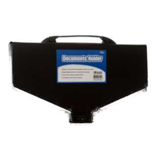 Bazic Document Holder Brief Case W/Handle Black Color