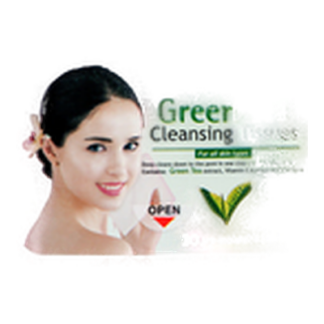 Cleansing Tissue 30 Ct Green Tea