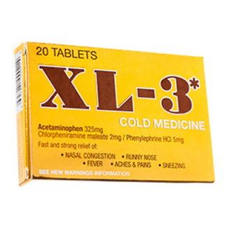Xl-3 Cold Medicine 20Ct