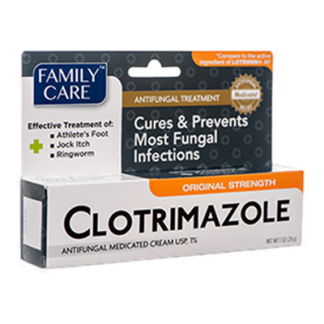 Family Care Clotrimazole Anti-Fungal Cream 1 Oz