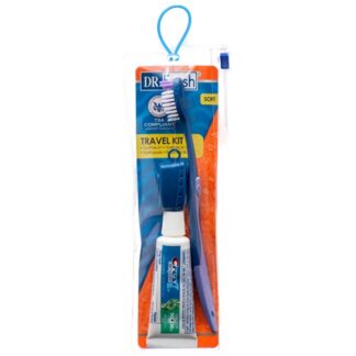 Dr. Fresh Trvel Kit 3Pc W/Toothpaste & Pouch