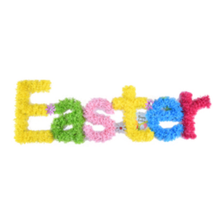 He Easter Stand Tinsel Easter