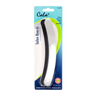 Nail File 2 Pc Curved W/Blister Pk Cala#70-247B