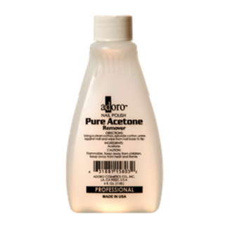 Nail Polish Remover 4Z Pure Acetone Clear #Adoro