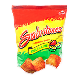 Frito Lay Xvl Sabritones Wheat Puffs Lime 2 Oz