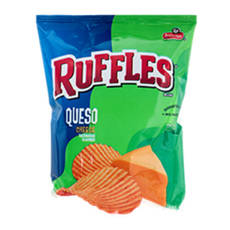 Frito Lay Xvl Ruffles Ridged Potato Chips Queso 2.125 Oz