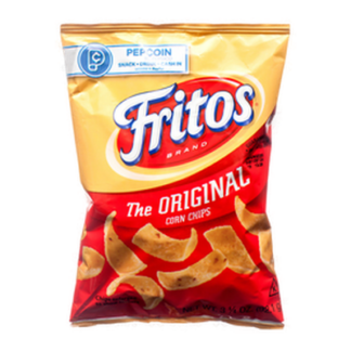 Frito Lay Xvl Fritos Corn Chips Original 3.25 Oz