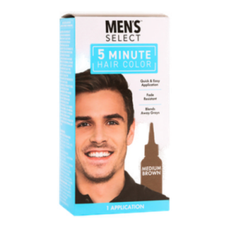 Men Select Hair Color Dark Brown