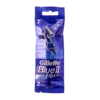 Gillette Blue Ii Plus Razors 2 Ct Dark Blue