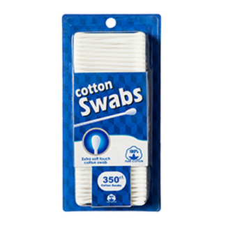 Nuvalu Cotton Swabs 350 Ct W/Blister Pack