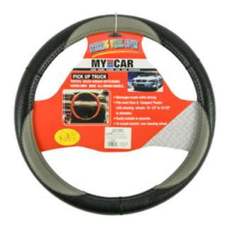 Auto Steering Wheel Cover 15" W/Asst Colors