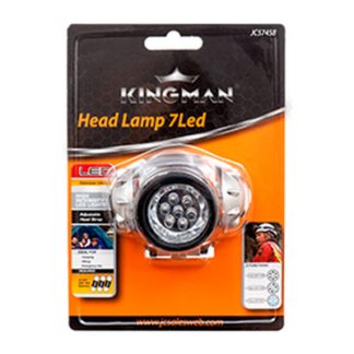 Kingman Head Lamp 7Led Water Resistant