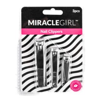 Miracle Girl Nail Clippers 3Pc