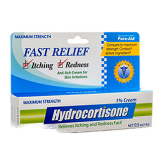 Pure-Aid Hydrocortisone Itch Cream 0.5 Oz