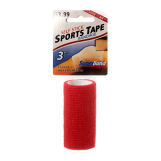 Superband Sports Tape 3" Self Stick 6 Asst