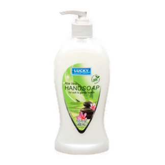 Lucky Liquid Hand Soap Aloe Vera 13.5 Oz
