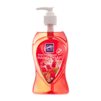 Lucky Liquid Hand Soap Strawberry & Pomegranate 13.5 Oz