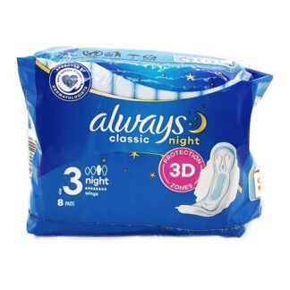 Always Maxi Night Secure Night 4/8 Ct