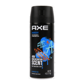 Axe Body Spray Anarchy Male 4 Oz