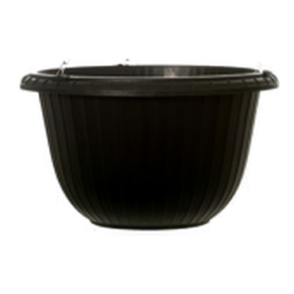 Planter Rd 11.5" Plastic Asst Clrs