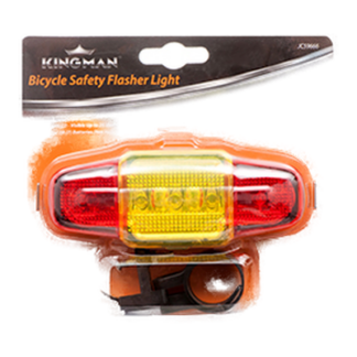 Kingman Bike Flasher L.E.D W/Red&Yellow Cover