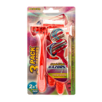 Razor Triple Blade 3Pc For Woman W/Lubricating Strip