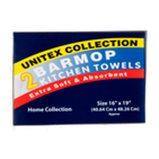 Bar Mops 2Pk 16" X 19" White Clr #Mh-09