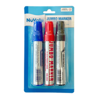 Nuvalu Marker 3Pc Set Jumbo Permanent