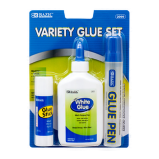 Bazic Glue Set 3 Pc Mutli Purpose