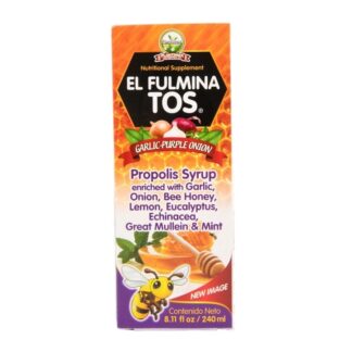 Syrup El Fulmina Tos Garlic -Purple Onion 8.11Oz